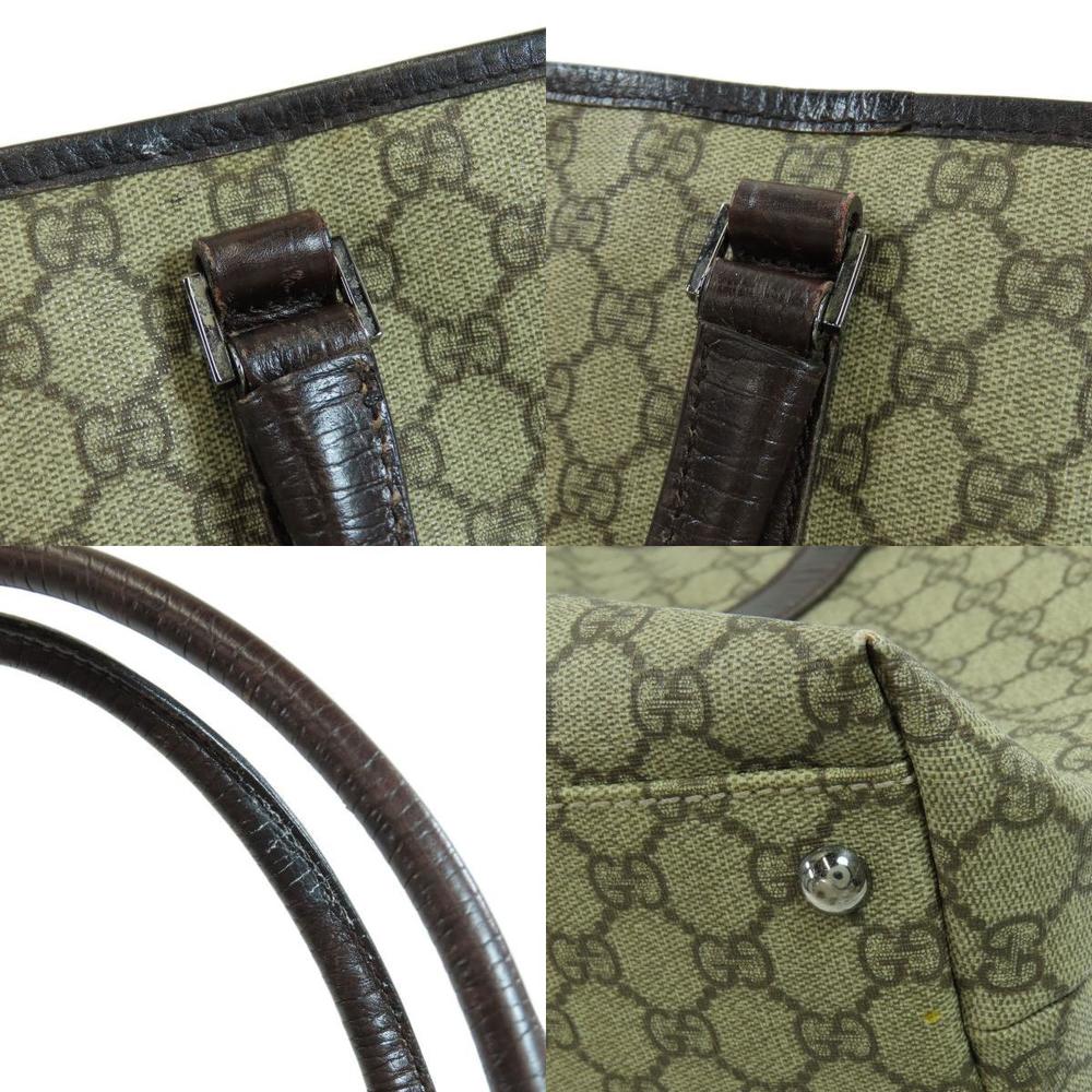Gucci GG Tote Bag Leather Brown - Picture 8 of 9